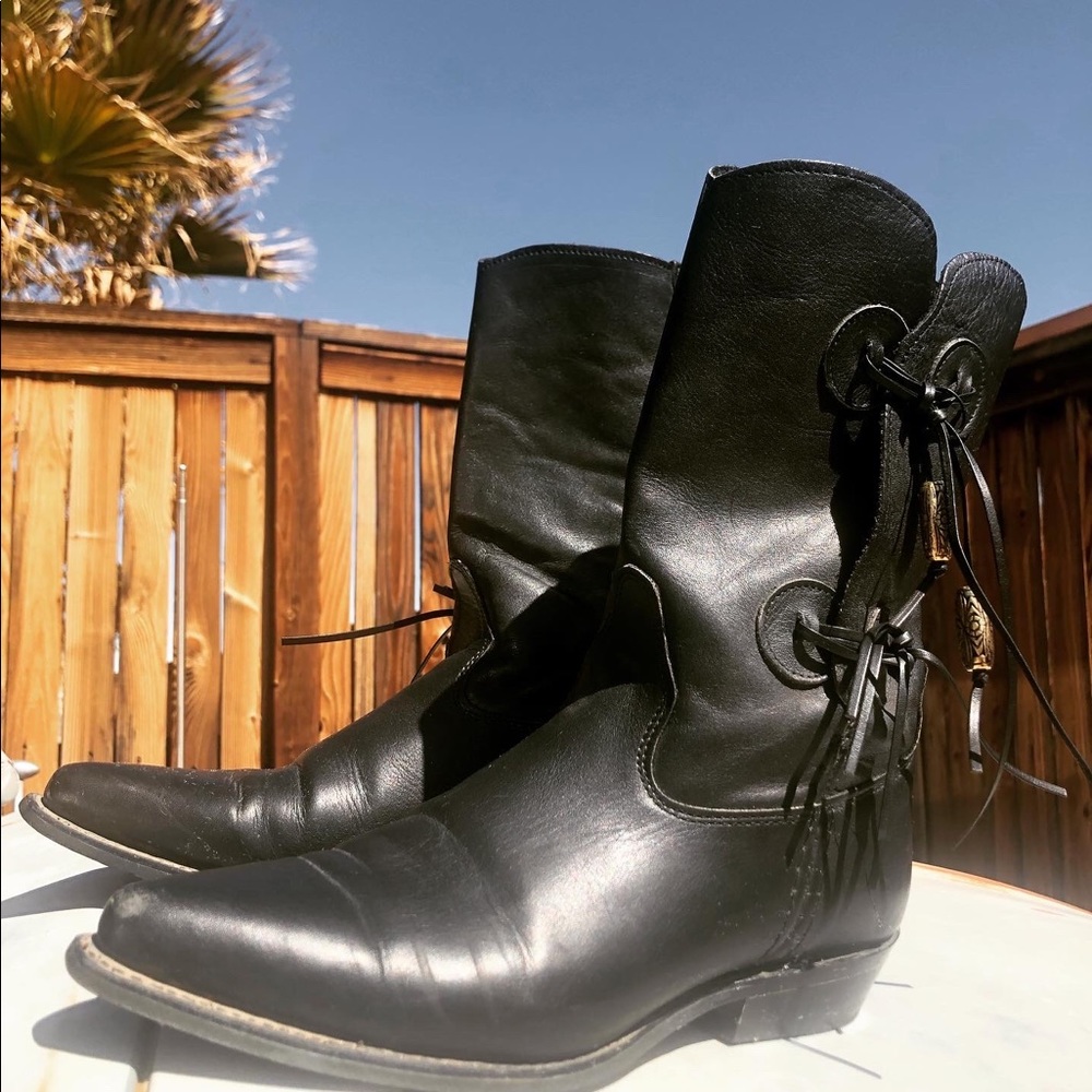 Capezio Western - black boots - size 8